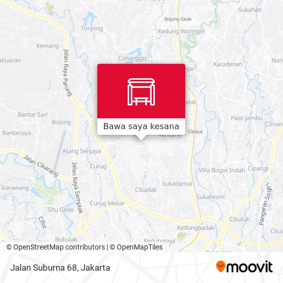 Peta Jalan Suburna 68