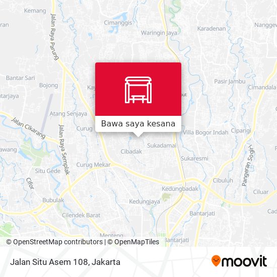 Peta Jalan Situ Asem 108