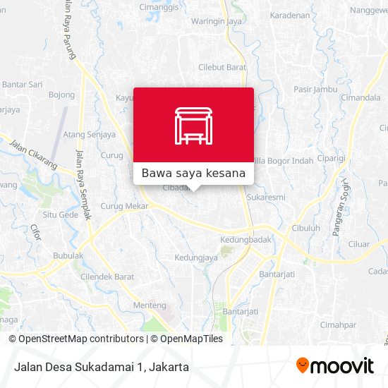 Peta Jalan Desa Sukadamai 1