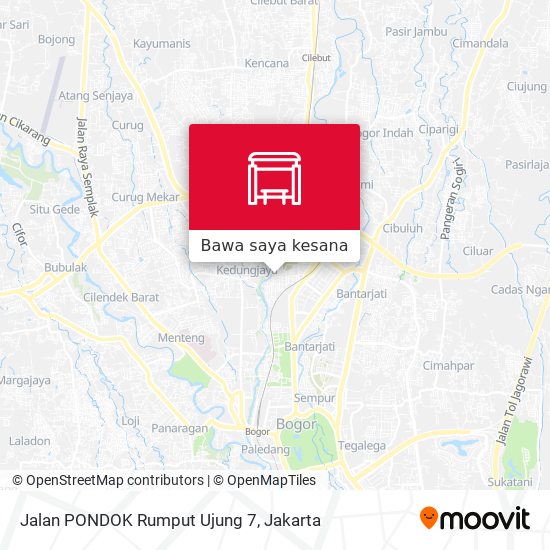 Peta Jalan PONDOK Rumput Ujung 7