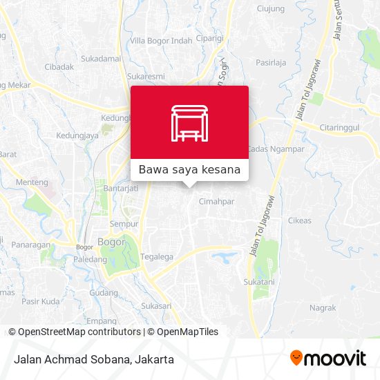 Peta Jalan Achmad Sobana
