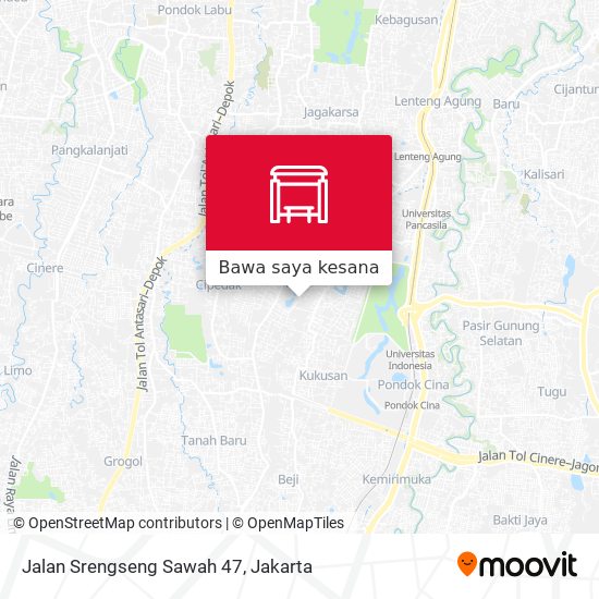 Peta Jalan Srengseng Sawah 47