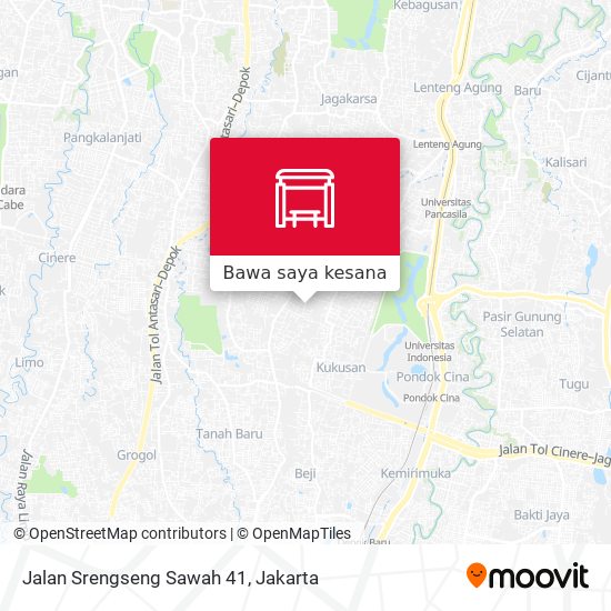 Peta Jalan Srengseng Sawah 41