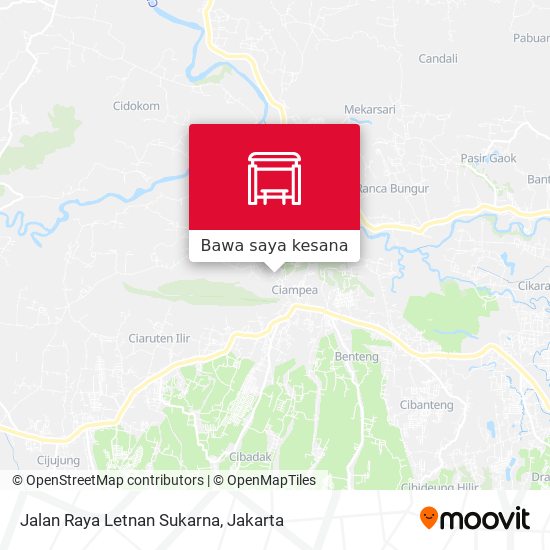 Peta Jalan Raya Letnan Sukarna