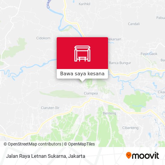 Peta Jalan Raya Letnan Sukarna