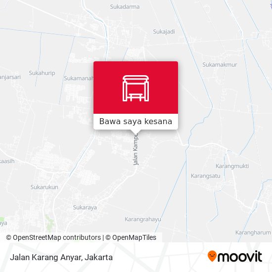 Peta Jalan Karang Anyar