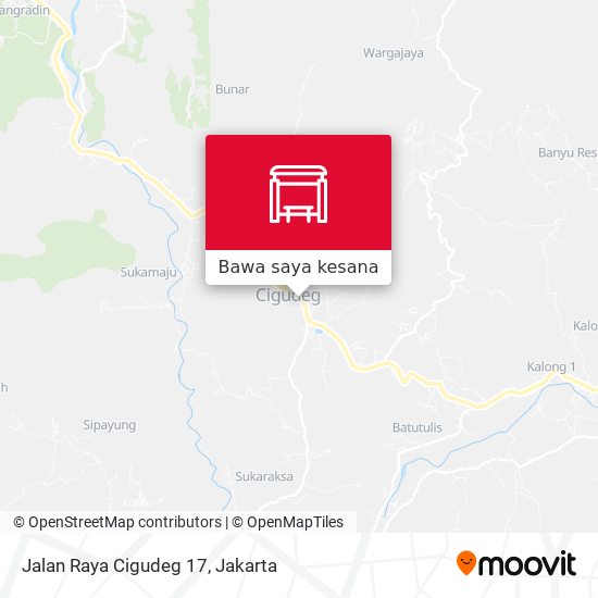 Peta Jalan Raya Cigudeg 17