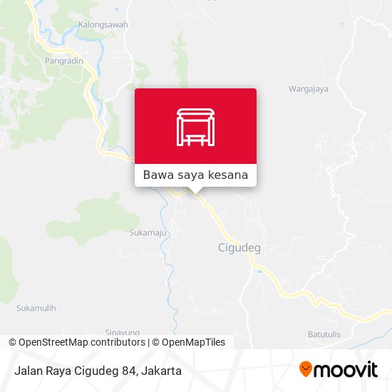 Peta Jalan Raya Cigudeg 84