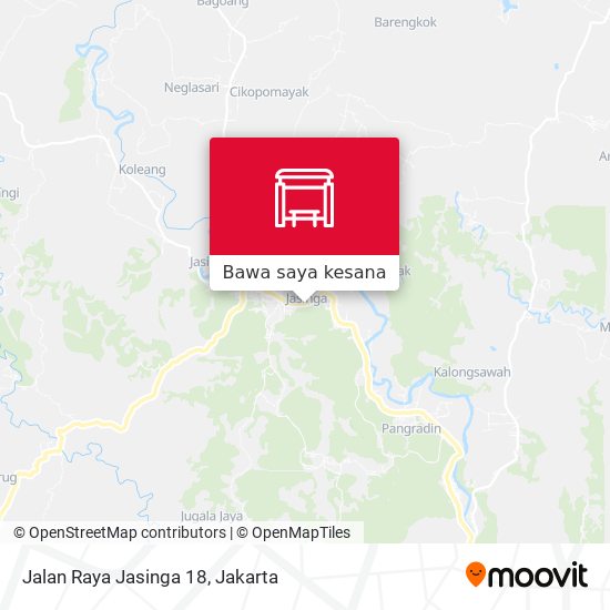Peta Jalan Raya Jasinga 18
