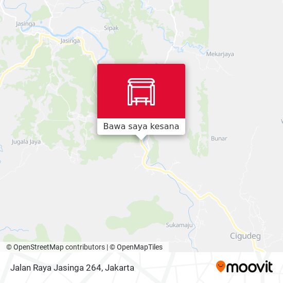 Peta Jalan Raya Jasinga 264