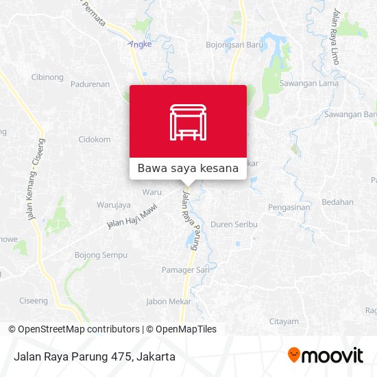 Peta Jalan Raya Parung 475