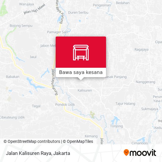 Peta Jalan Kalisuren Raya