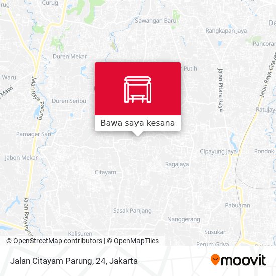 Peta Jalan Citayam Parung, 24