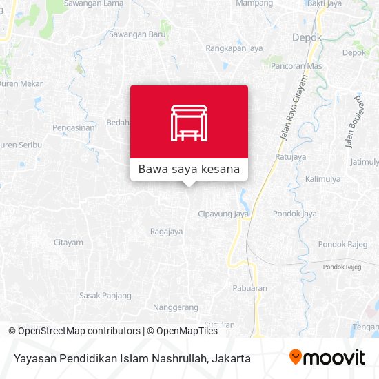 Peta Yayasan Pendidikan Islam Nashrullah