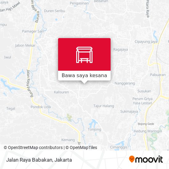 Peta Jalan Raya Babakan