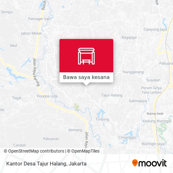 Peta Kantor Desa Tajur Halang