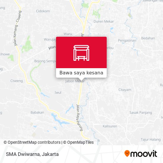 Peta SMA Dwiwarna