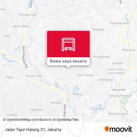 Peta Jalan Tajur Halang 31