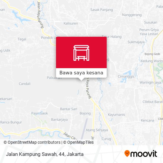 Peta Jalan Kampung Sawah, 44