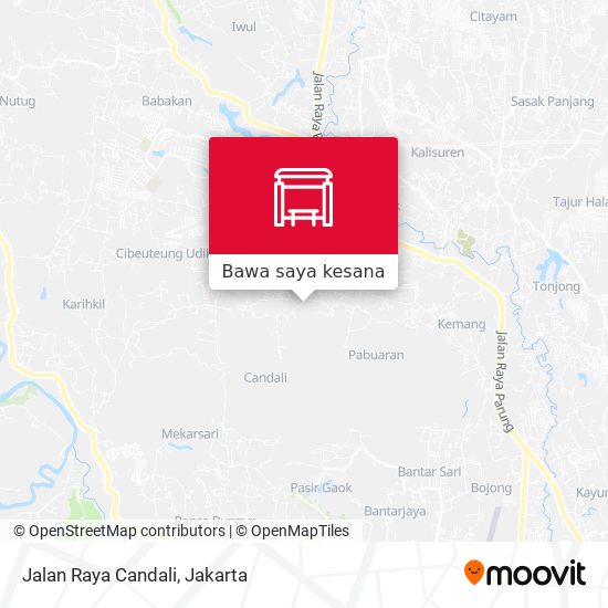 Peta Jalan Raya Candali