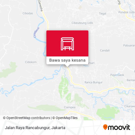 Peta Jalan Raya Rancabungur