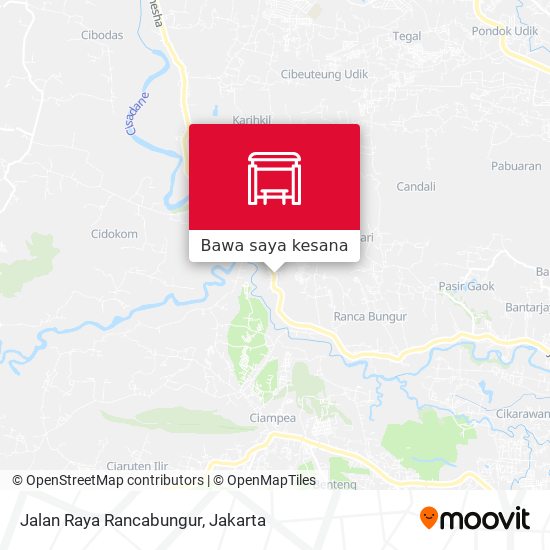 Peta Jalan Raya Rancabungur