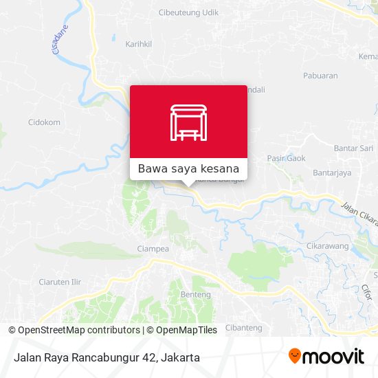 Peta Jalan Raya Rancabungur 42