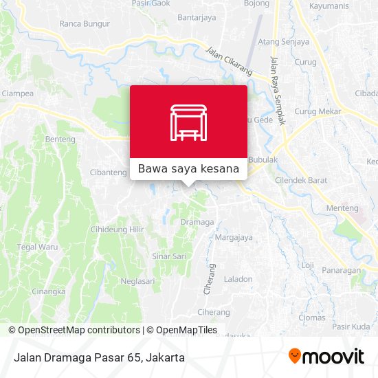 Peta Jalan Dramaga Pasar 65