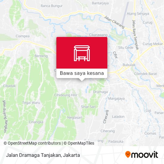 Peta Jalan Dramaga Tanjakan