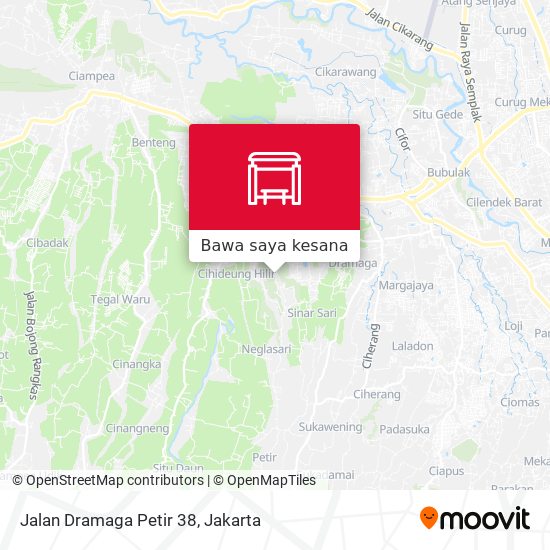 Peta Jalan Dramaga Petir 38