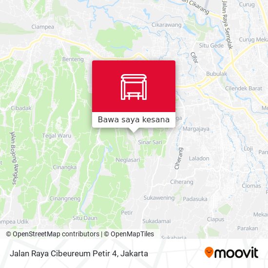 Peta Jalan Raya Cibeureum Petir 4