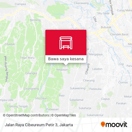 Peta Jalan Raya Cibeureum Petir 3