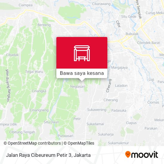 Peta Jalan Raya Cibeureum Petir 3