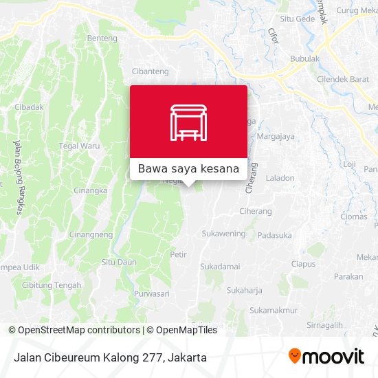 Peta Jalan Cibeureum Kalong 277