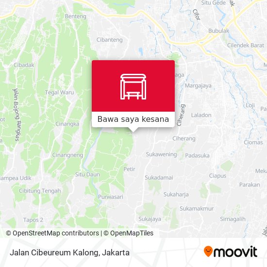 Peta Jalan Cibeureum Kalong