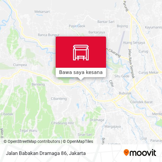 Peta Jalan Babakan Dramaga 86