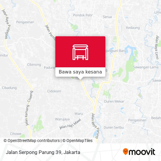 Peta Jalan Serpong Parung 39