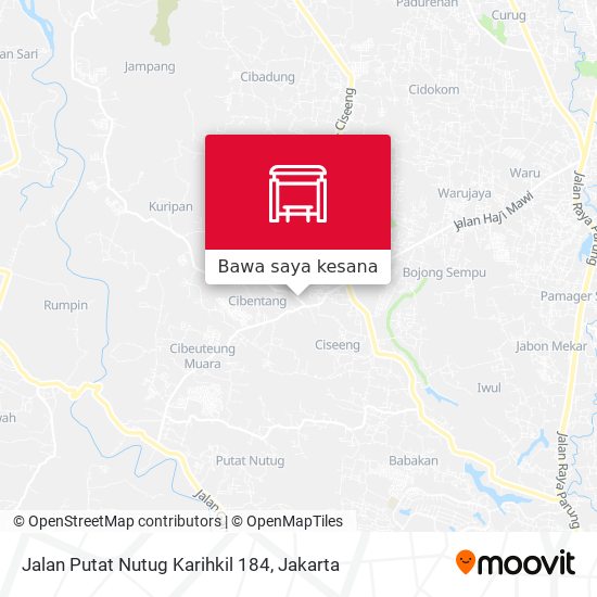 Peta Jalan Putat Nutug Karihkil 184