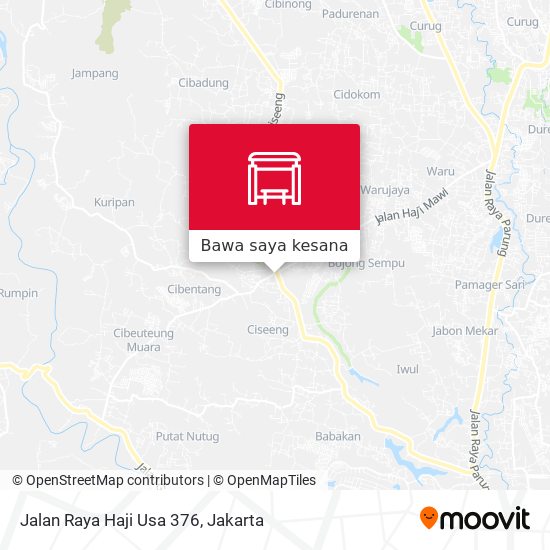 Peta Jalan Raya Haji Usa 376