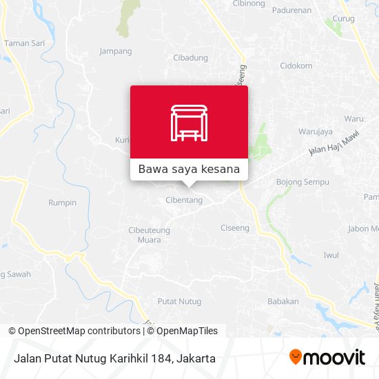 Peta Jalan Putat Nutug Karihkil 184