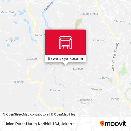Peta Jalan Putat Nutug Karihkil 184