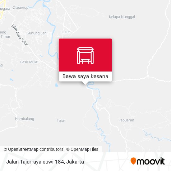 Peta Jalan Tajurrayaleuwi 184