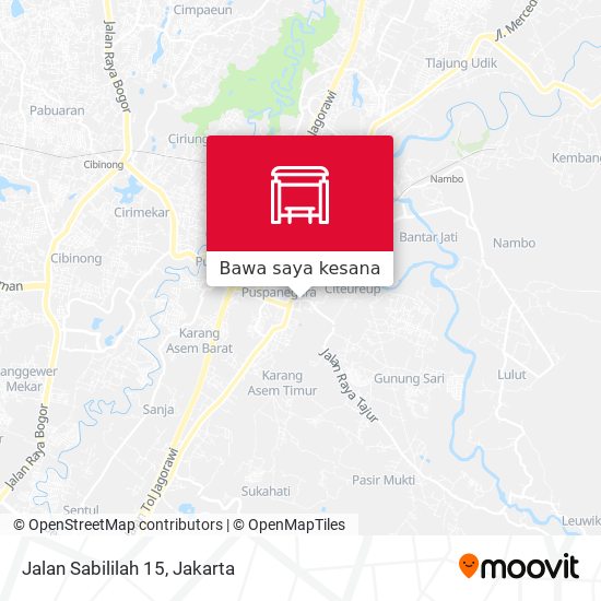 Peta Jalan Sabililah 15