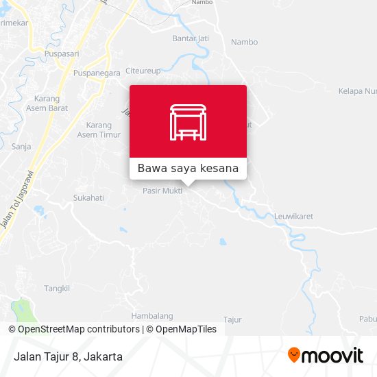 Peta Jalan Tajur 8