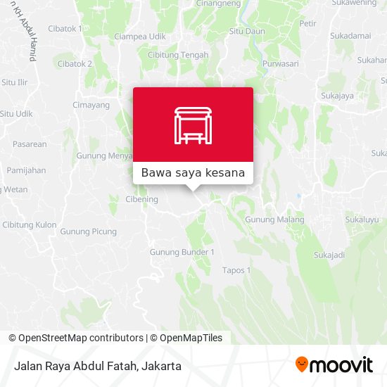 Peta Jalan Raya Abdul Fatah