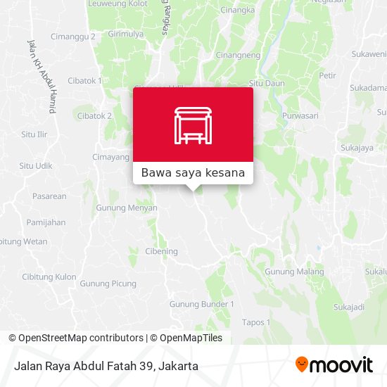 Peta Jalan Raya Abdul Fatah 39