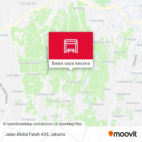 Peta Jalan Abdul Fatah 435