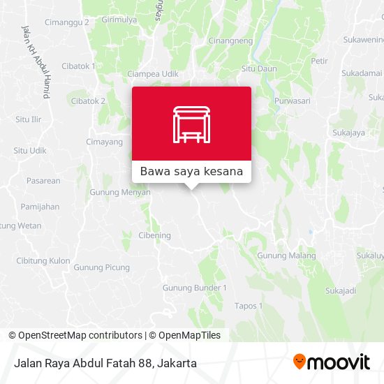Peta Jalan Raya Abdul Fatah 88
