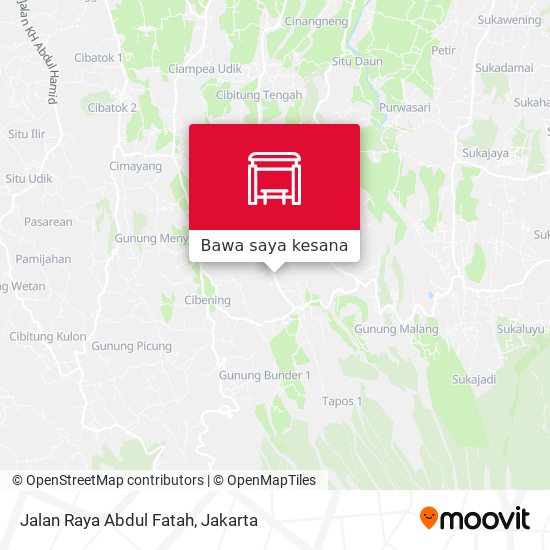 Peta Jalan Raya Abdul Fatah