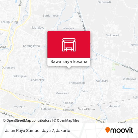 Peta Jalan Raya Sumber Jaya 7